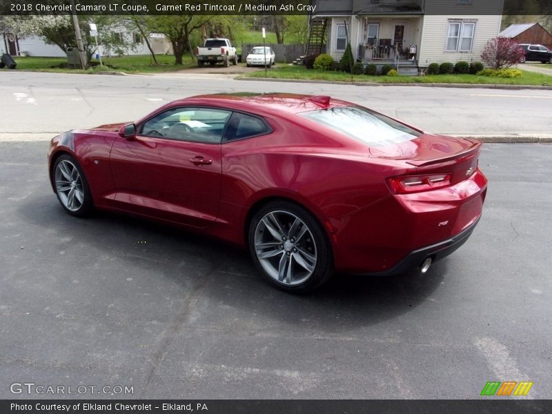 Garnet Red Tintcoat / Medium Ash Gray 2018 Chevrolet Camaro LT Coupe