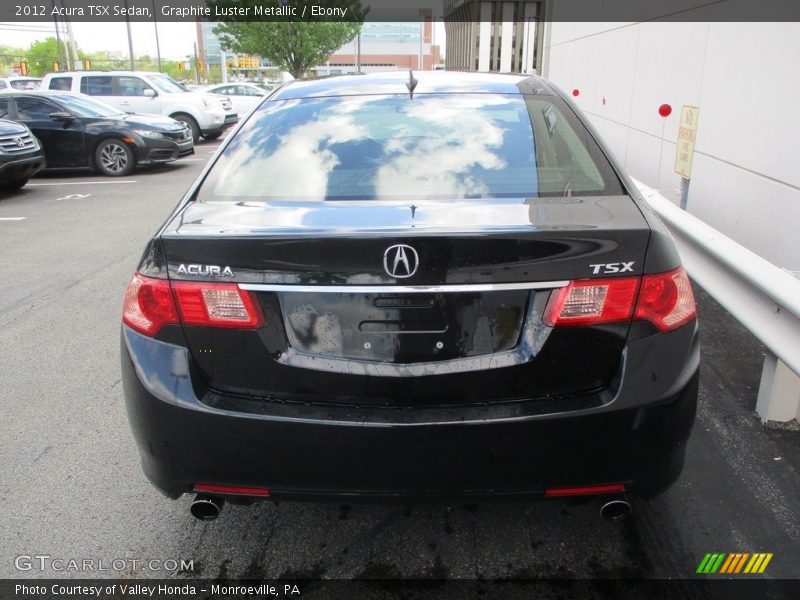 Graphite Luster Metallic / Ebony 2012 Acura TSX Sedan