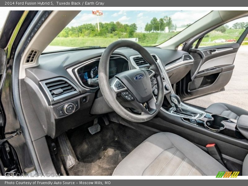 Tuxedo Black / Earth Gray 2014 Ford Fusion Hybrid S