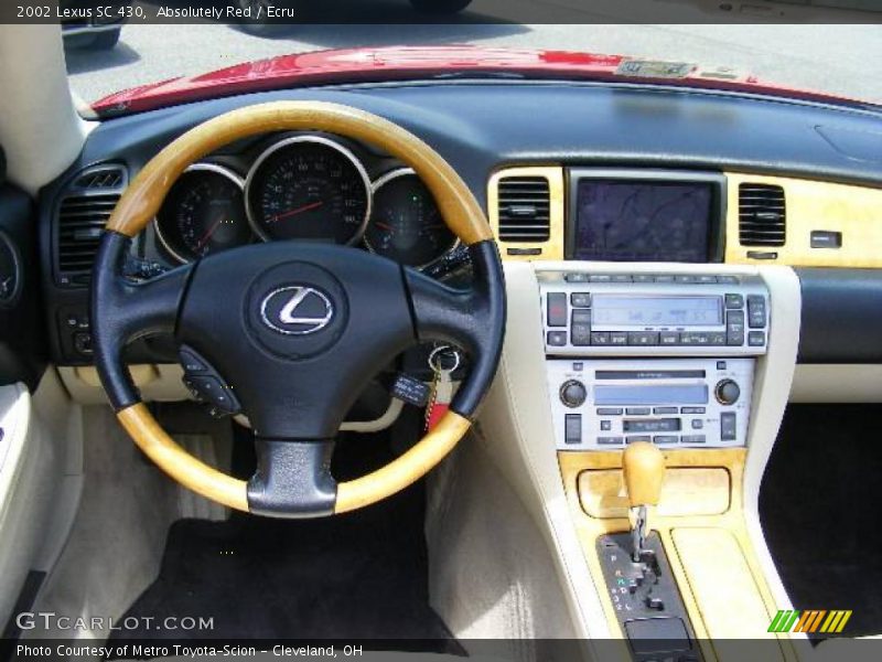 Absolutely Red / Ecru 2002 Lexus SC 430