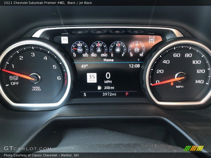 Black / Jet Black 2021 Chevrolet Suburban Premier 4WD
