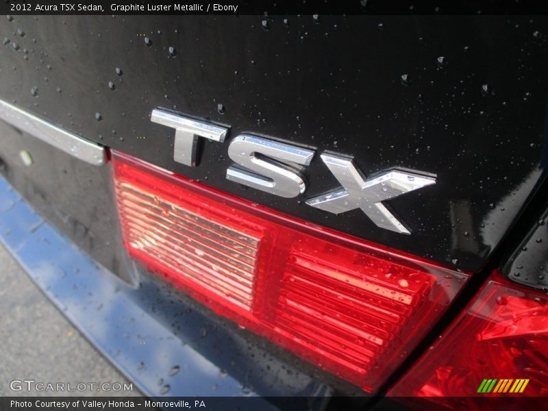 Graphite Luster Metallic / Ebony 2012 Acura TSX Sedan