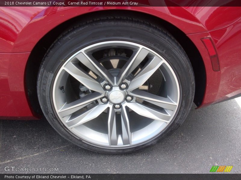 Garnet Red Tintcoat / Medium Ash Gray 2018 Chevrolet Camaro LT Coupe