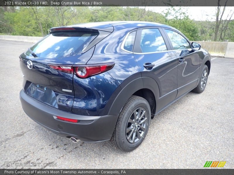 Deep Crystal Blue Mica / Black 2021 Mazda CX-30 FWD