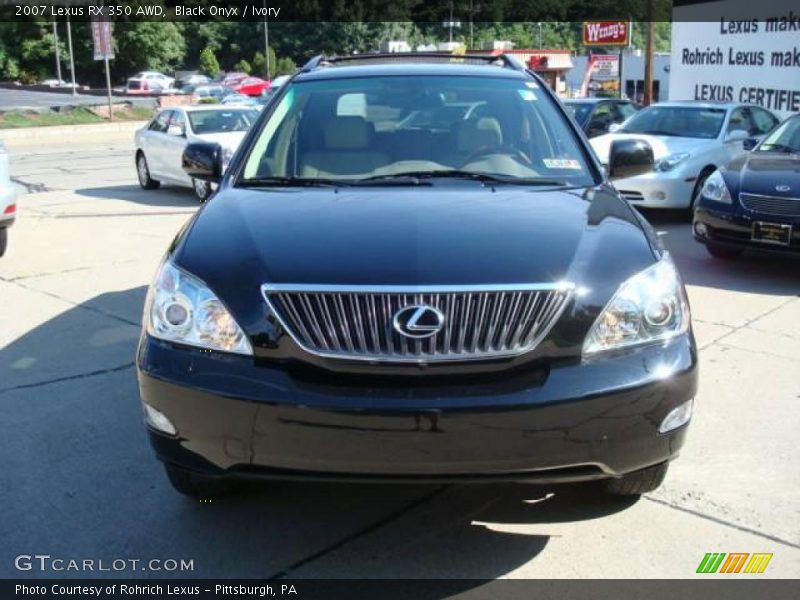 Black Onyx / Ivory 2007 Lexus RX 350 AWD