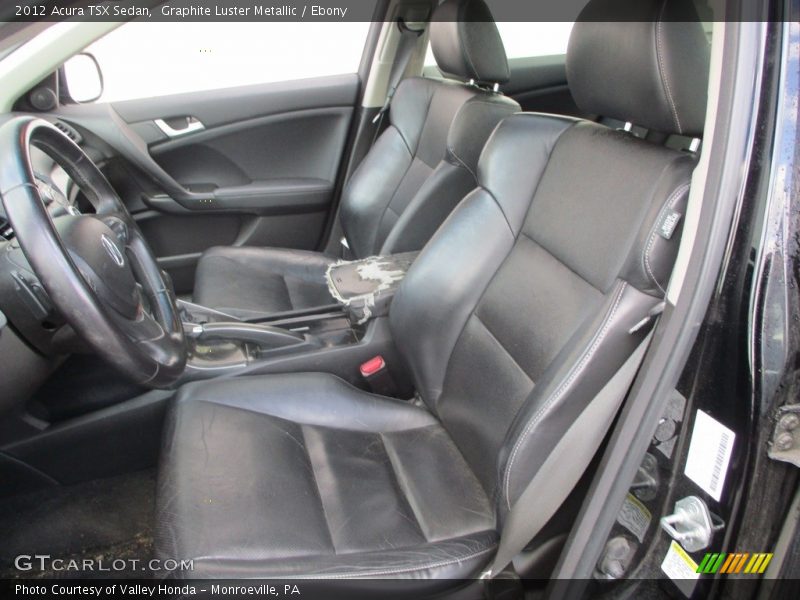 Graphite Luster Metallic / Ebony 2012 Acura TSX Sedan
