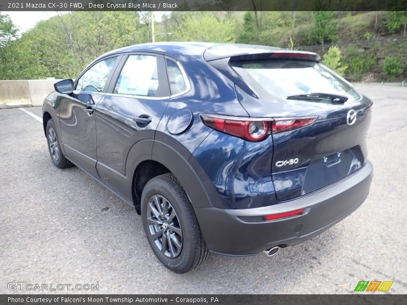 Deep Crystal Blue Mica / Black 2021 Mazda CX-30 FWD
