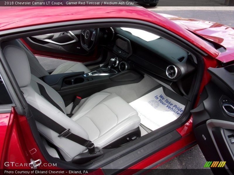 Garnet Red Tintcoat / Medium Ash Gray 2018 Chevrolet Camaro LT Coupe