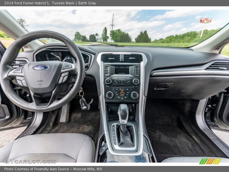 Tuxedo Black / Earth Gray 2014 Ford Fusion Hybrid S