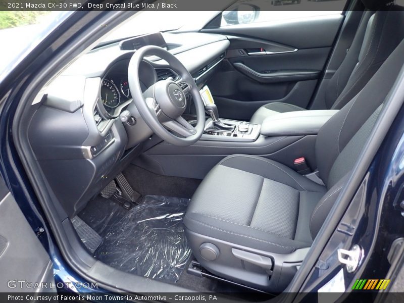 Deep Crystal Blue Mica / Black 2021 Mazda CX-30 FWD