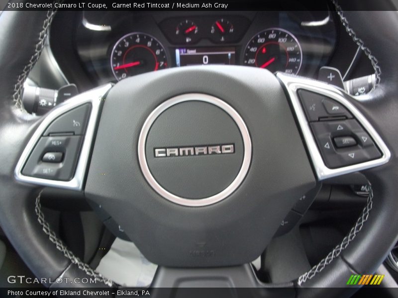 Garnet Red Tintcoat / Medium Ash Gray 2018 Chevrolet Camaro LT Coupe