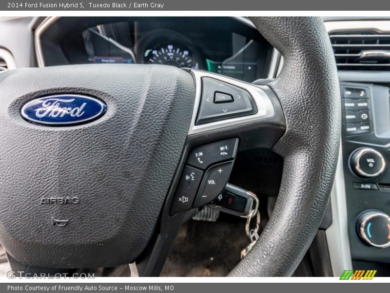Tuxedo Black / Earth Gray 2014 Ford Fusion Hybrid S
