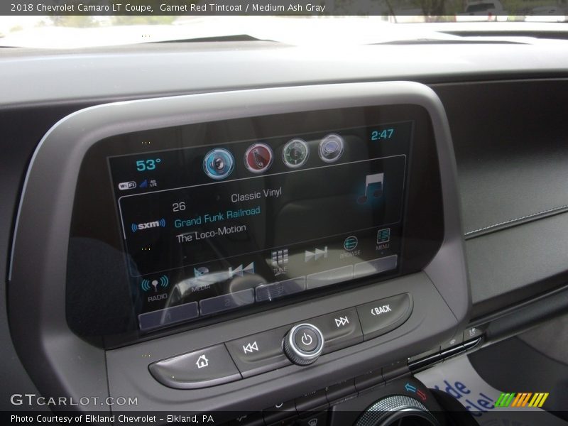 Garnet Red Tintcoat / Medium Ash Gray 2018 Chevrolet Camaro LT Coupe