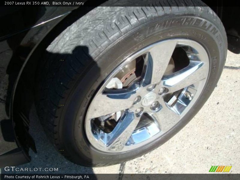 Black Onyx / Ivory 2007 Lexus RX 350 AWD