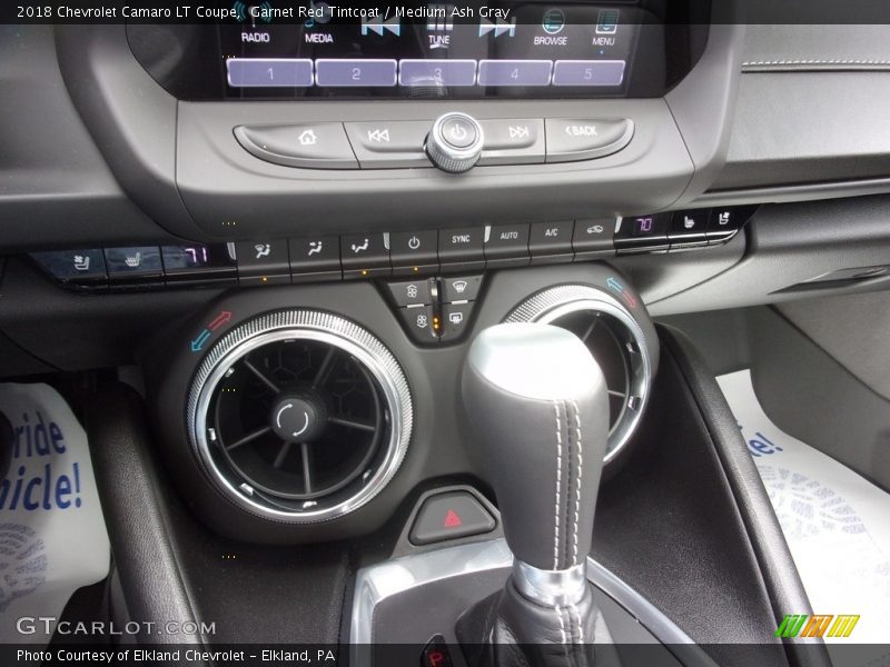 Garnet Red Tintcoat / Medium Ash Gray 2018 Chevrolet Camaro LT Coupe