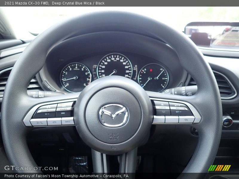 Deep Crystal Blue Mica / Black 2021 Mazda CX-30 FWD