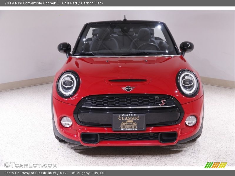 Chili Red / Carbon Black 2019 Mini Convertible Cooper S
