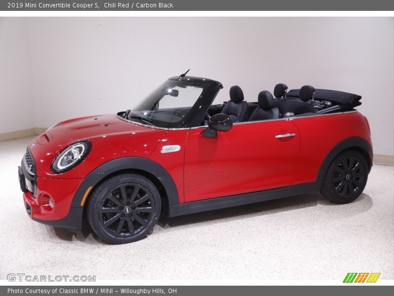 Chili Red / Carbon Black 2019 Mini Convertible Cooper S