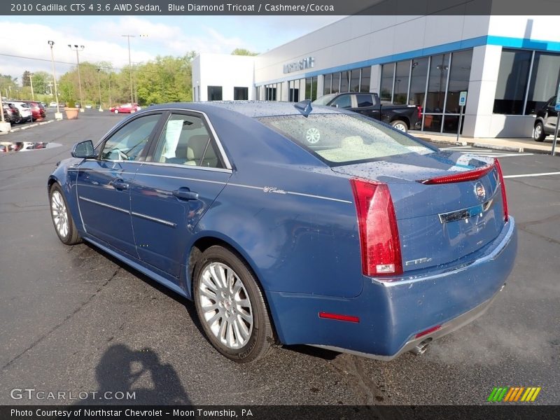 Blue Diamond Tricoat / Cashmere/Cocoa 2010 Cadillac CTS 4 3.6 AWD Sedan