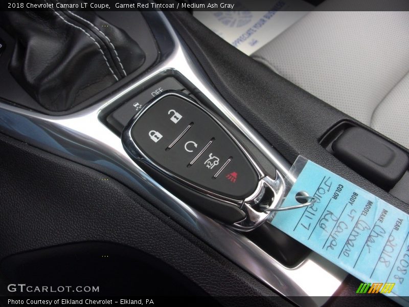 Garnet Red Tintcoat / Medium Ash Gray 2018 Chevrolet Camaro LT Coupe