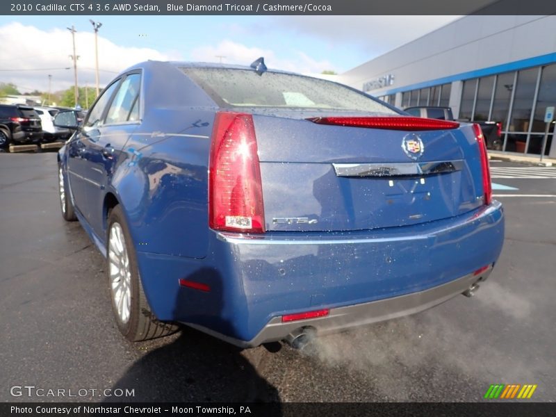 Blue Diamond Tricoat / Cashmere/Cocoa 2010 Cadillac CTS 4 3.6 AWD Sedan