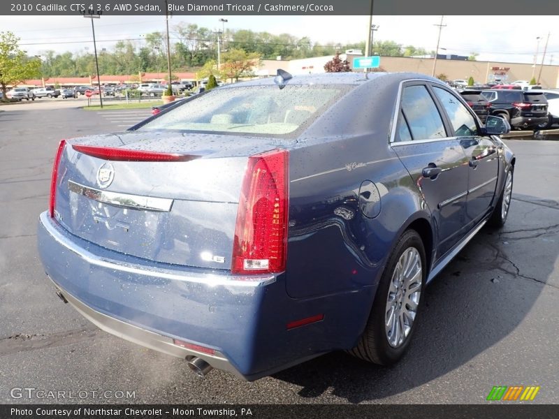 Blue Diamond Tricoat / Cashmere/Cocoa 2010 Cadillac CTS 4 3.6 AWD Sedan