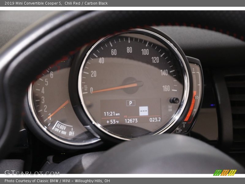 Chili Red / Carbon Black 2019 Mini Convertible Cooper S