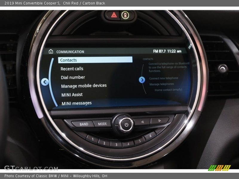 Chili Red / Carbon Black 2019 Mini Convertible Cooper S
