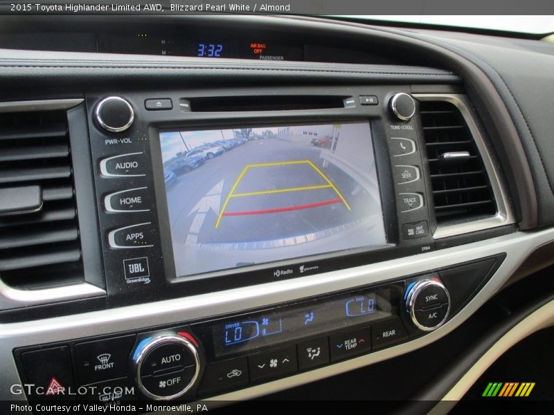 Blizzard Pearl White / Almond 2015 Toyota Highlander Limited AWD