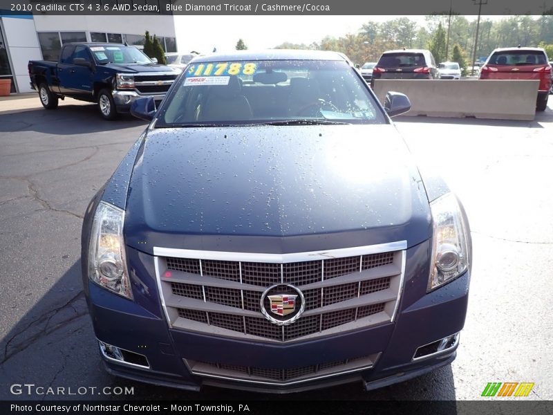 Blue Diamond Tricoat / Cashmere/Cocoa 2010 Cadillac CTS 4 3.6 AWD Sedan