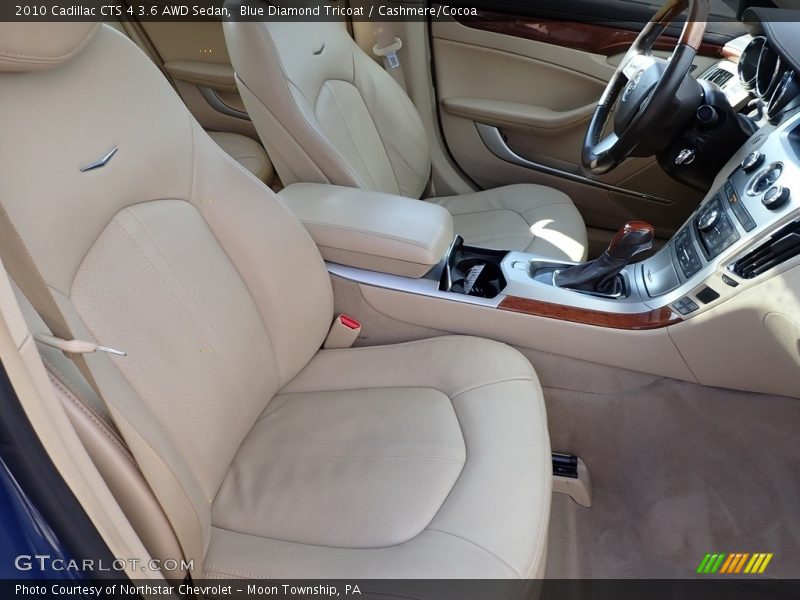Blue Diamond Tricoat / Cashmere/Cocoa 2010 Cadillac CTS 4 3.6 AWD Sedan