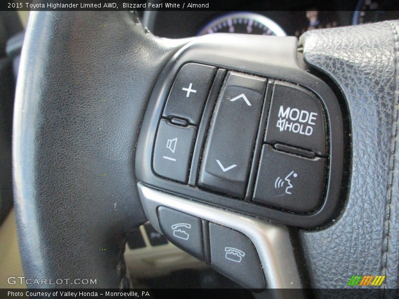 Blizzard Pearl White / Almond 2015 Toyota Highlander Limited AWD