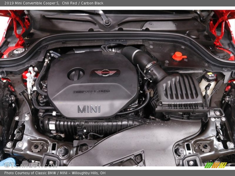Chili Red / Carbon Black 2019 Mini Convertible Cooper S