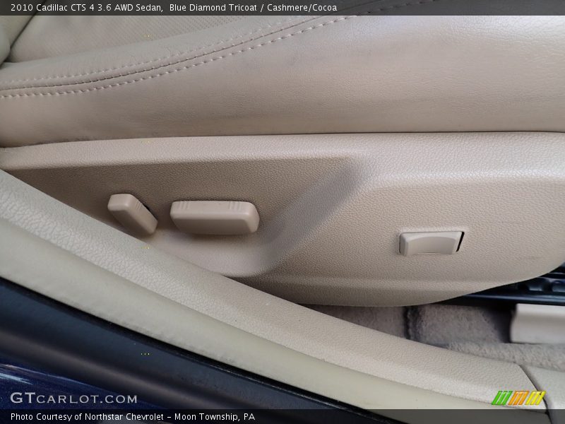 Blue Diamond Tricoat / Cashmere/Cocoa 2010 Cadillac CTS 4 3.6 AWD Sedan