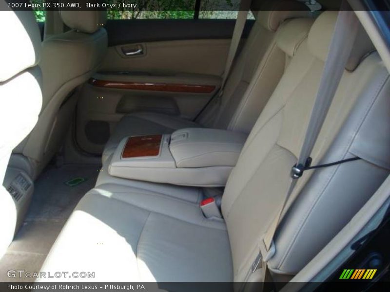 Black Onyx / Ivory 2007 Lexus RX 350 AWD