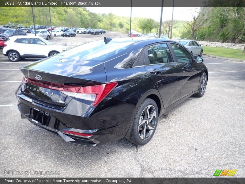 Phantom Black / Black 2021 Hyundai Elantra Limited