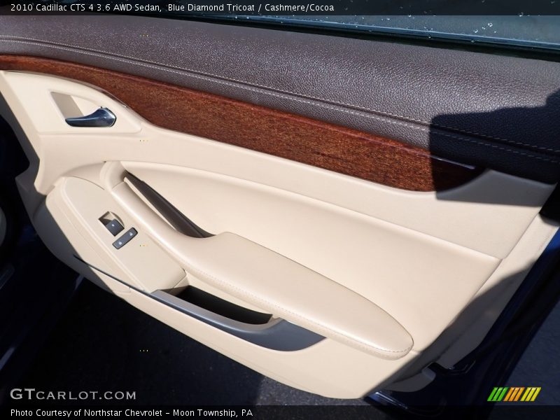 Blue Diamond Tricoat / Cashmere/Cocoa 2010 Cadillac CTS 4 3.6 AWD Sedan