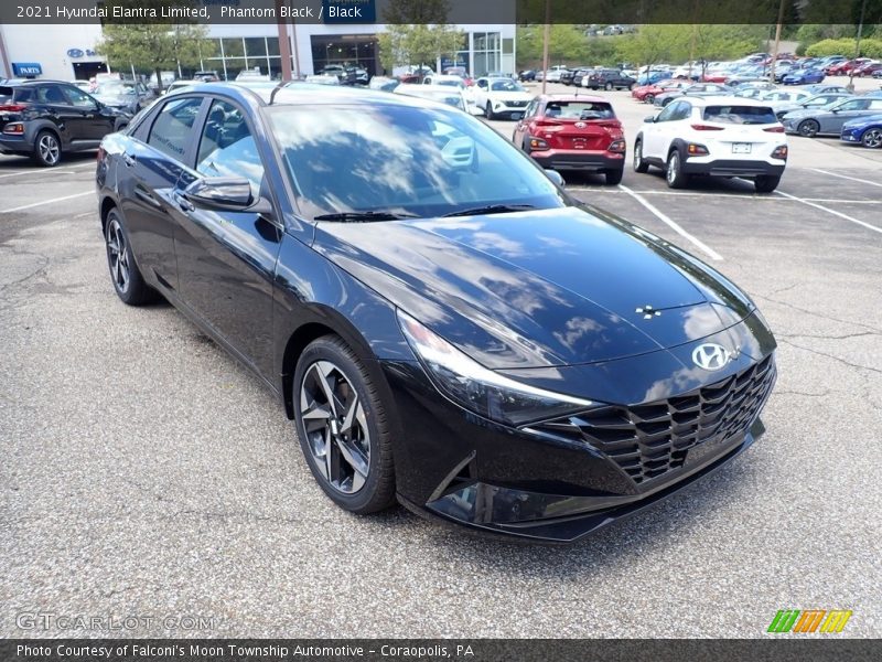 Phantom Black / Black 2021 Hyundai Elantra Limited