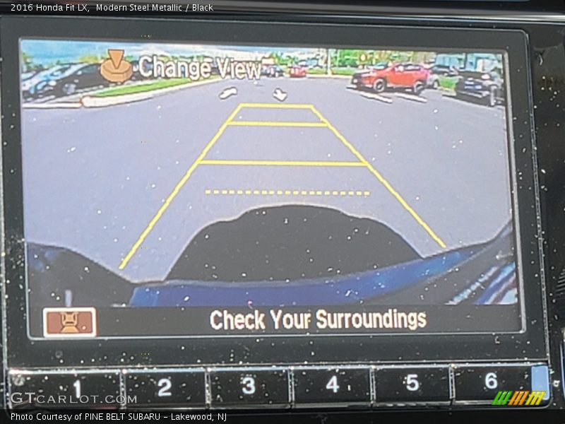 Modern Steel Metallic / Black 2016 Honda Fit LX