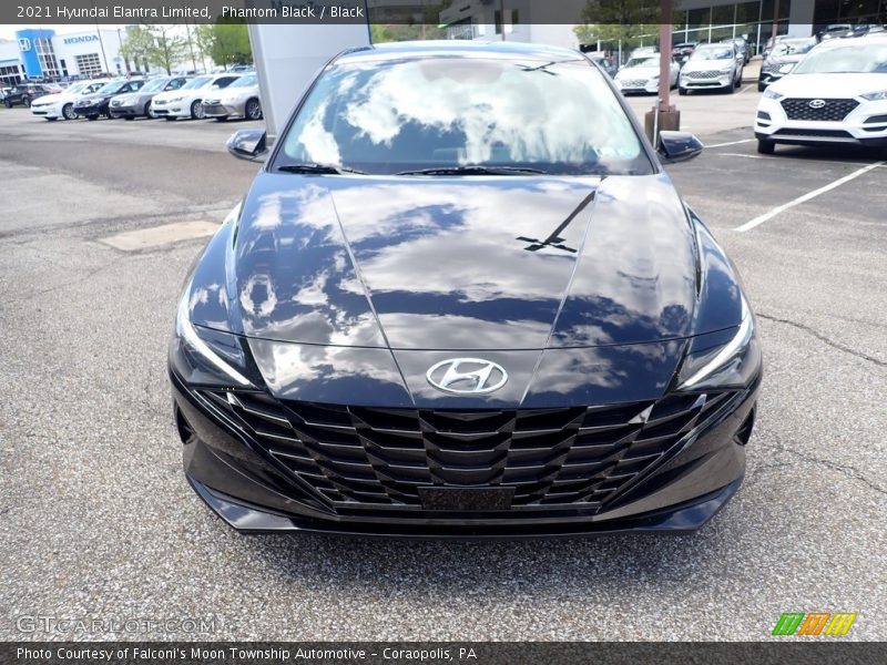 Phantom Black / Black 2021 Hyundai Elantra Limited