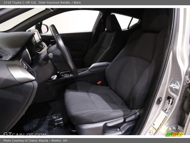 Silver Knockout Metallic / Black 2018 Toyota C-HR XLE
