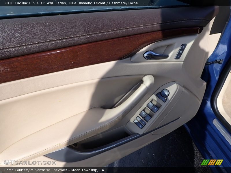 Blue Diamond Tricoat / Cashmere/Cocoa 2010 Cadillac CTS 4 3.6 AWD Sedan