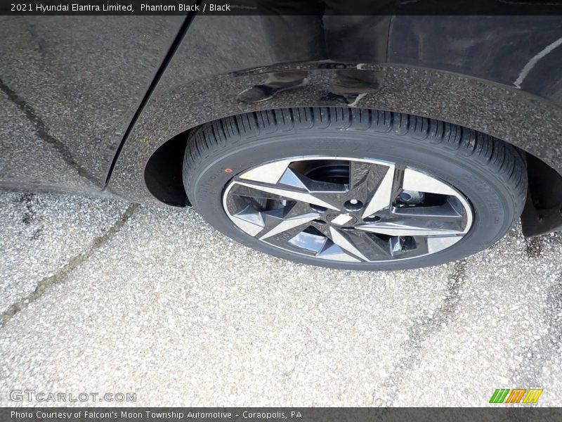 Phantom Black / Black 2021 Hyundai Elantra Limited