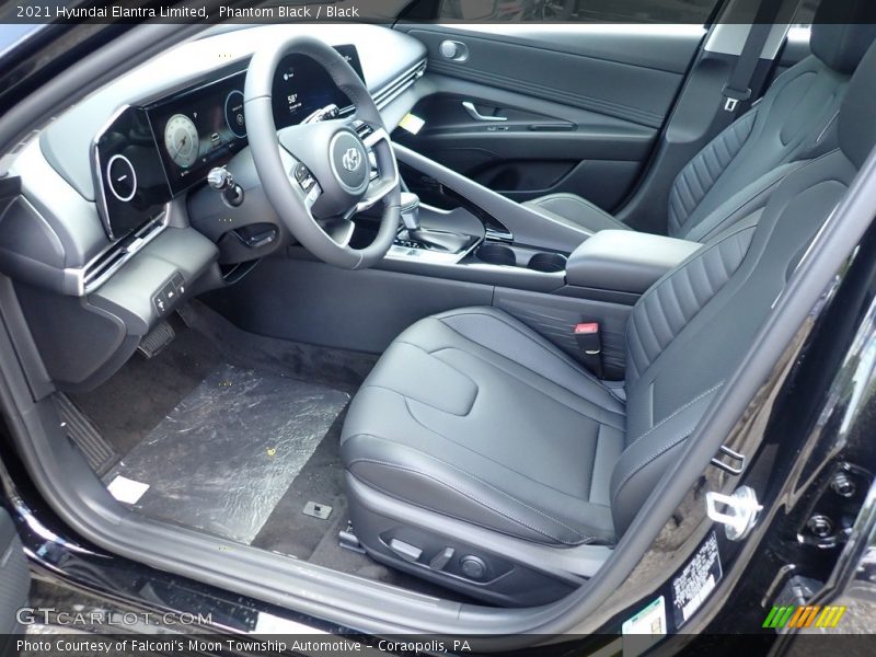 Phantom Black / Black 2021 Hyundai Elantra Limited