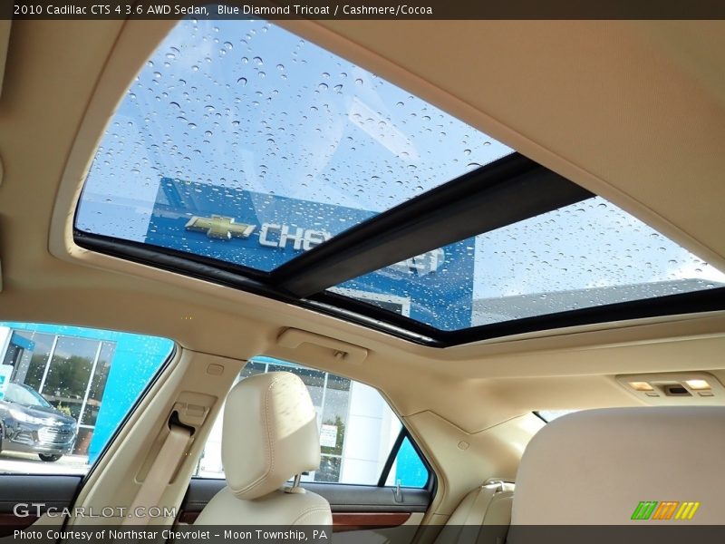 Blue Diamond Tricoat / Cashmere/Cocoa 2010 Cadillac CTS 4 3.6 AWD Sedan