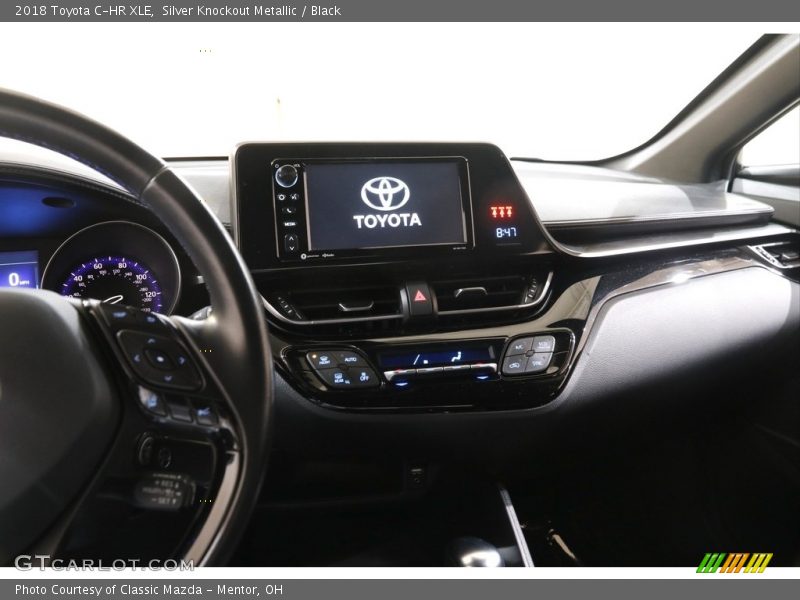 Silver Knockout Metallic / Black 2018 Toyota C-HR XLE