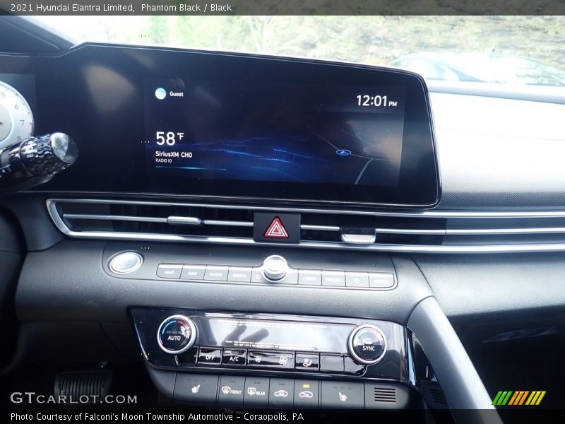Phantom Black / Black 2021 Hyundai Elantra Limited