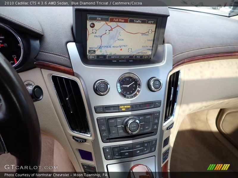 Blue Diamond Tricoat / Cashmere/Cocoa 2010 Cadillac CTS 4 3.6 AWD Sedan