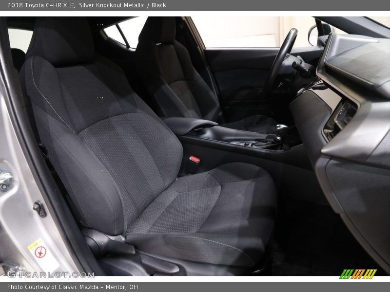 Silver Knockout Metallic / Black 2018 Toyota C-HR XLE