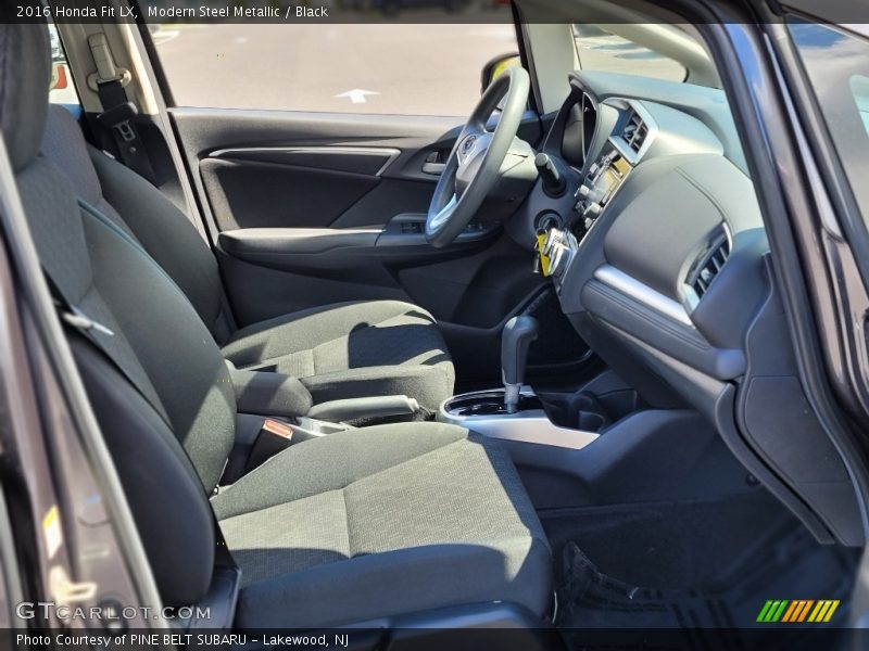 Modern Steel Metallic / Black 2016 Honda Fit LX